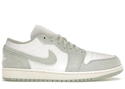 Pre-owned Jordan Men's  1 Low Se Sneakers In White/seafoam/sail