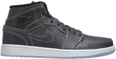 Pre-owned Jordan Men's  1 Mid Nouveau Sneakers In Wolf Grey/black/white In Multi
