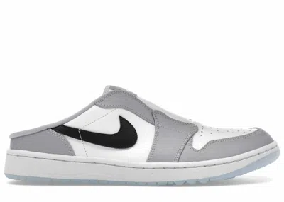 Pre-owned Jordan Men's  1 Mule Golf Sneakers In Wolf Grey/sail/photon Dust