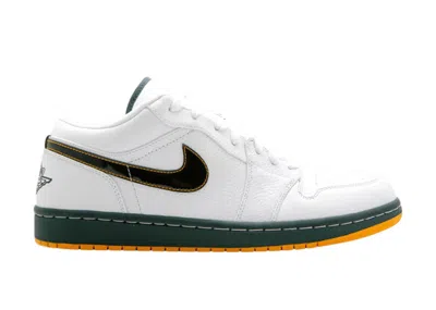 Pre-owned Jordan Men's  1 Phat Low Sneakers In White/dark Pine/black