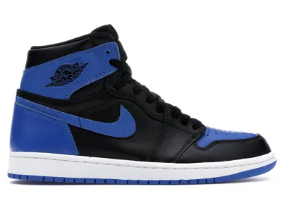 Pre-owned Jordan Men's  1 Retro (2013) Sneakers In Black/royal Blue