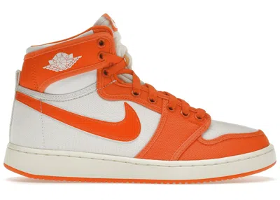 Pre-owned Jordan Men's  1 Retro Ajko Sneakers In Rush Orange/white/sail In Multi