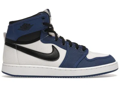 Pre-owned Jordan Men's  1 Retro Ajko Sneakers In Storm Blue/white/black In Multi
