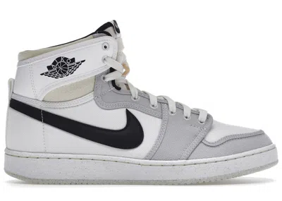 Pre-owned Jordan Men's  1 Retro Ajko Sneakers In White/black/grey Fog In Multi