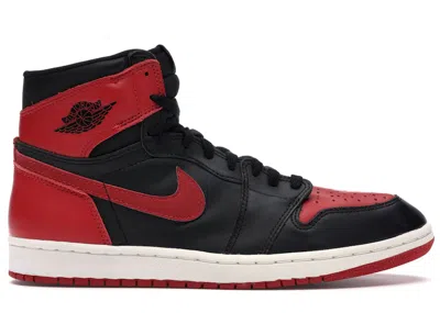 Pre-owned Jordan Men's  1 Retro Bred (1994) Sneakers In Black/varsity Red/white In Multi