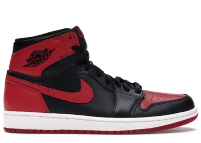 Pre-owned Jordan Men's  1 Retro Bred (2013) Sneakers In Black/varsity Red/white