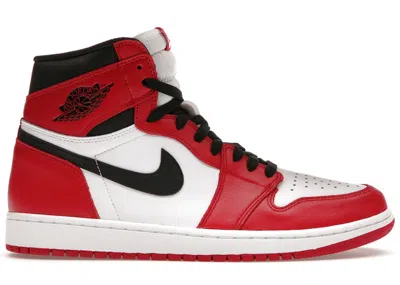 Pre-owned Jordan Men's  1 Retro Chicago (2015) Sneakers In White/varsity Red/black