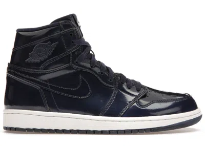 Pre-owned Jordan Men's  1 Retro Dover Street Market Sneakers In Summit In Obsidian/white/summit White In Multi