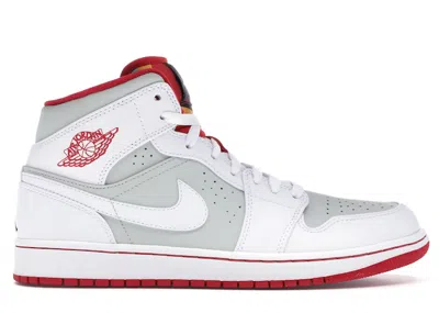 Pre-owned Jordan Men's  1 Retro Hare  (2009) Sneakers In Light Silver/white/true Red In Multi