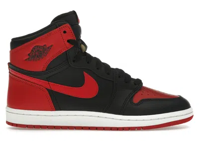 Pre-owned Jordan Men's  1 Retro High '85 Og Bred (shoe Palace Special Box) (2025) Sneakers In Black