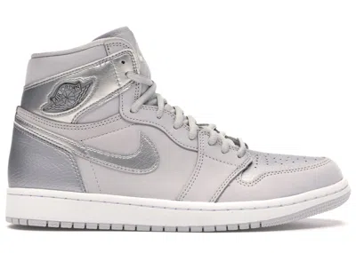 Pre-owned Jordan Men's  1 Retro High Co.jp (2020) Sneakers In Neutral Grey/metallic Silver/white In Multi