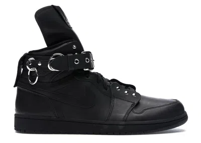 Pre-owned Jordan Men's  1 Retro High Comme Des Garcons Sneakers In Black