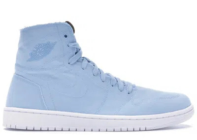 Pre-owned Jordan Men's  1 Retro High Decon Sneakers In Ice Blue/vachetta Tan/white