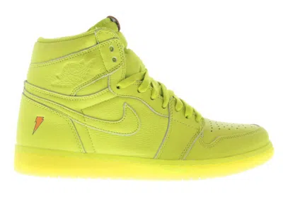 Pre-owned Jordan Men's  1 Retro High Gatorade Sneakers In Cyber In Blue