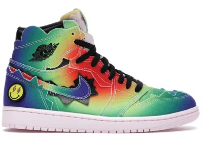 Pre-owned Jordan Men's  1 Retro High J Balvin Sneakers In Color/black
