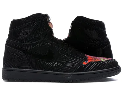 Pre-owned Jordan Men's  1 Retro High Los Primeros Sneakers In Black