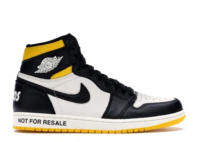 Pre-owned Jordan Men's  1 Retro High Not For Resale Sneakers In Sail/black/varsity Maize In Multi