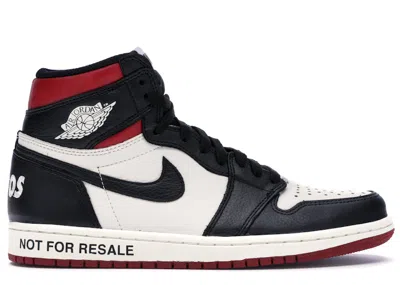 Pre-owned Jordan Men's  1 Retro High Not For Resale Sneakers In Sail/black/varsity Red In Multi