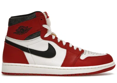 Pre-owned Jordan Men's  1 Retro High Og Chicago Lost And Found Sneakers In Varsity Red/black/sail In Multi