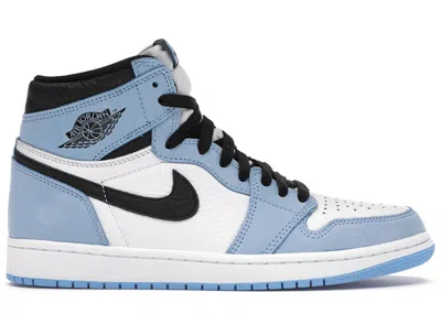 Pre-owned Jordan Men's  1 Retro High Og Sneakers In White/university Blue/black In Multi