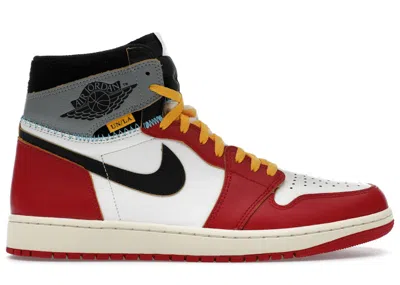 Pre-owned Jordan Men's  1 Retro High Og Sp Union La Chicago Shadow Sneakers In Varsity Red/black/sail
