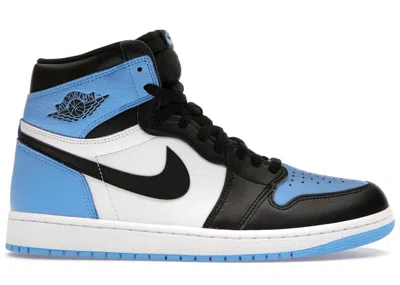 Pre-owned Jordan Men's  1 Retro High Og Unc Toe Sneakers In University Blue/black/white