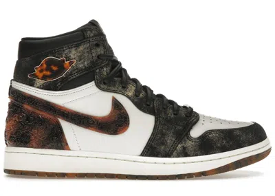 Pre-owned Jordan Men's  1 Retro High Og Xuanwu Year Of The Snake Sneakers In Black/cream
