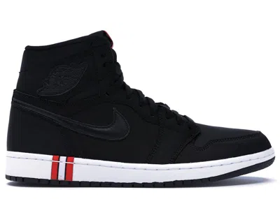 Pre-owned Jordan Men's  1 Retro High Paris Saint Germain Sneakers In Black/white