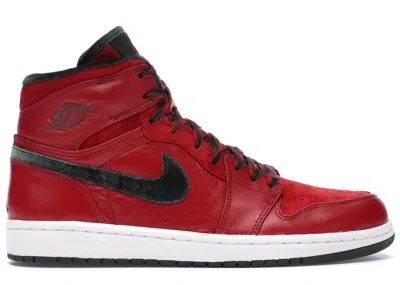 Pre-owned Jordan Men's  1 Retro High Premier Gucci (2008) Sneakers In Varsity Red/dark Army/white
