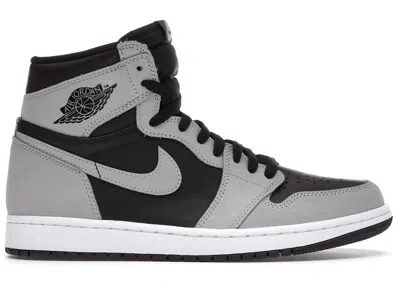 Pre-owned Jordan Men's  1 Retro High Shadow 2.0 Sneakers In Black/white/light Smoke Grey In Multi