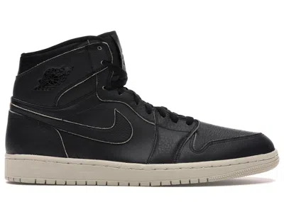 Pre-owned Jordan Men's  1 Retro High Sneakers In Black/desert Sand In Multi