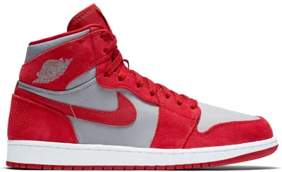 Pre-owned Jordan Men's  1 Retro High Sneakers In Gym Red/wolf Grey/summit White In Multi