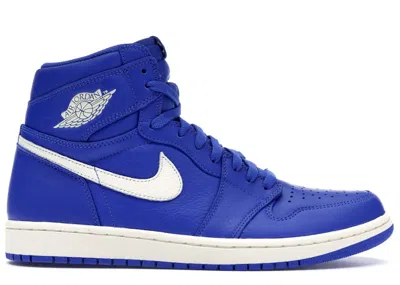 Pre-owned Jordan Men's  1 Retro High Sneakers In Hyper Royal/sail