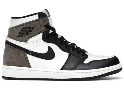 Pre-owned Jordan Men's  1 Retro High Sneakers In Sail/dark Mocha/black In Multi