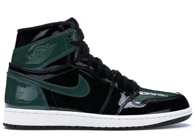 Pre-owned Jordan Men's  1 Retro High Solefly Art Basel (numbered) Sneakers In Black/fir/team Orange In Multi