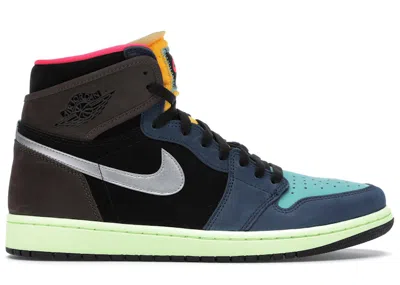 Pre-owned Jordan Men's  1 Retro High Tokyo Bio Hack Sneakers In Baroque Brown/black/laser Orange