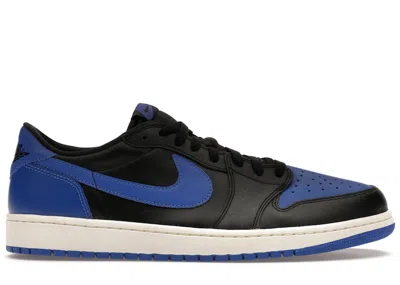 Pre-owned Jordan Men's  1 Retro Low Royal (2015) Sneakers In Black/varsity Royal/sail