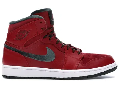 Pre-owned Jordan Men's  1 Retro Premier Red Gucci (2013) Sneakers In Varsity Red/dark Army/white In Multi