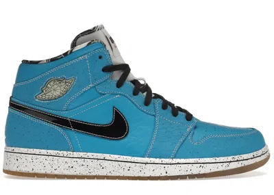 Pre-owned Jordan Men's  1 Retro Quai 54 Ruff N Tuff Sneakers In Laser Blue/black/white