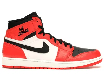 Pre-owned Jordan Men's  1 Retro Rare Air Sneakers In Max Orange/white/black