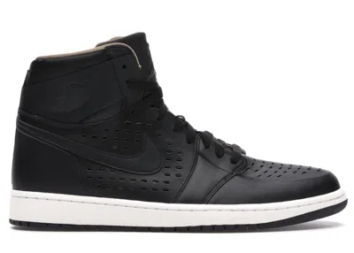 Pre-owned Jordan Men's  1 Retro Sneakers In Black/white/vachetta Tan
