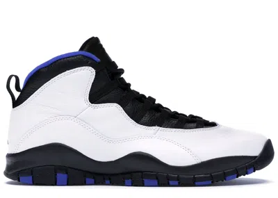 Pre-owned Jordan Men's  10 Retro Orlando Sneakers In White/black/royal In Multi