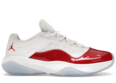 Pre-owned Jordan Men's  11 Cmft Low Cherry Sneakers In White/gym Red/black In Multi