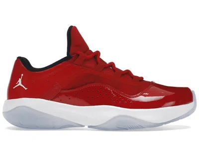 Pre-owned Jordan Men's  11 Cmft Low Sneakers In University Red/black/white In Multi
