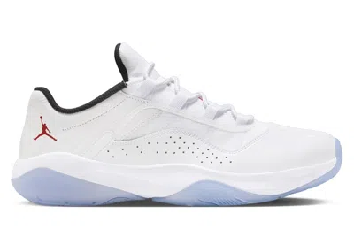 Pre-owned Jordan Men's  11 Cmft Low Sneakers In White/black/varsity Red In Multi