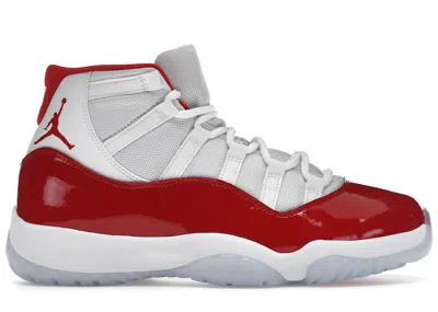 Pre-owned Jordan Men's  11 Retro Cherry (2022) Sneakers In White/varsity Red/black In Multi
