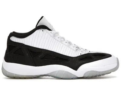 Pre-owned Jordan Men's  11 Retro Low Ie(2011) Sneakers In White/black/metallic Silver