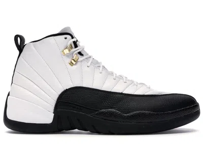 Pre-owned Jordan Men's  12 Retro Cdp (2008) Sneakers In White/black/taxi
