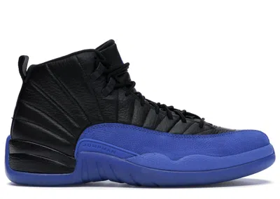 Pre-owned Jordan Men's  12 Retro Sneakers In Black/game Royal In Multi