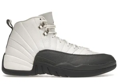 Pre-owned Jordan Men's  12 Retro Sneakers In White/flint Grey/metallic Silver In Multi